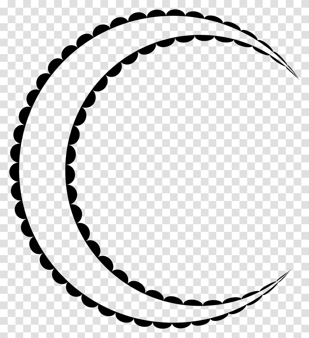 Small Crescent Moon Border, Gray, World Of Warcraft Transparent Png