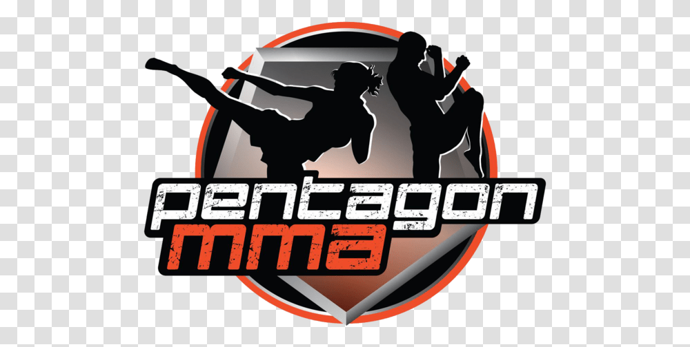 Small Embroidered Patch Pentagon Mma Logo, Person, Human, Ninja, Sport Transparent Png