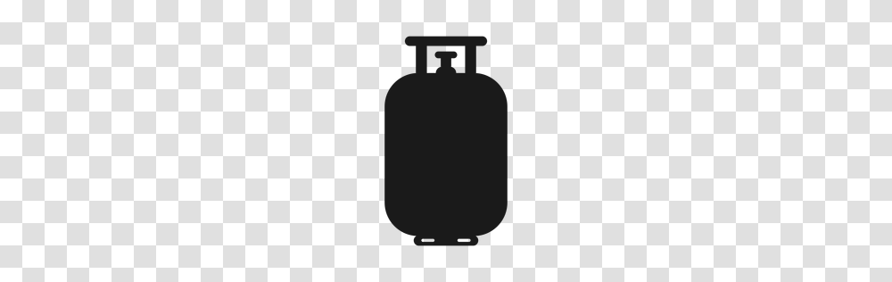 Small Gas Cylinder Silhouette, Lamp Transparent Png