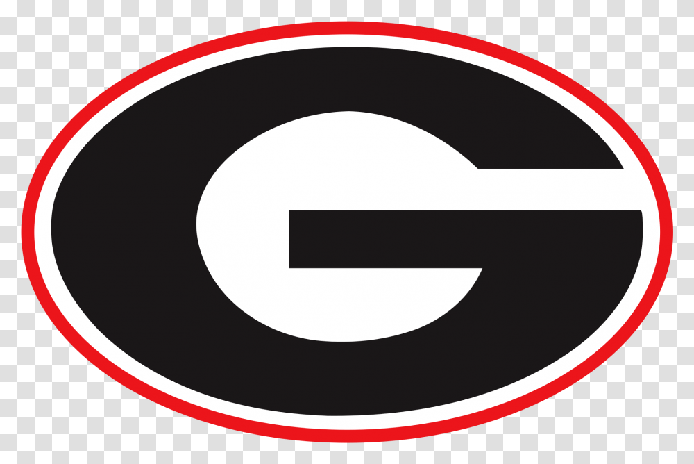 Small Georgia Bulldogs Logo, Label, Oval Transparent Png