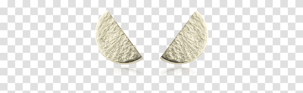 Small Half Moon Studs Earrings, Arrowhead, Plectrum, Triangle, Brie Transparent Png