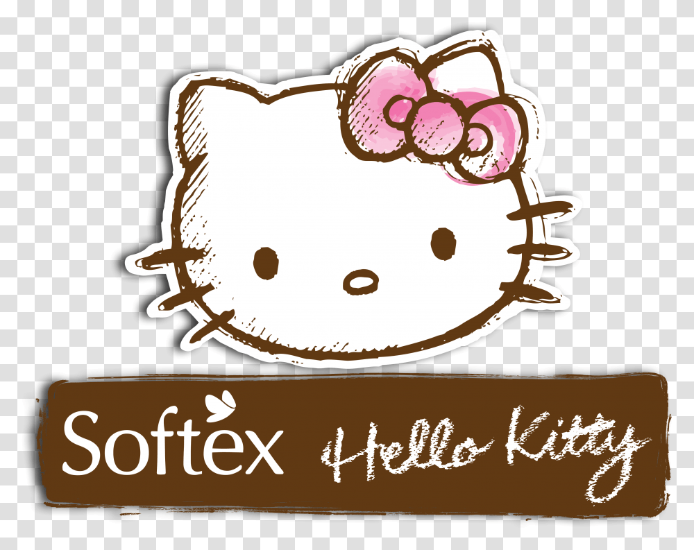 Small Hello Kitty Pink, Pillow, Cushion, Doodle Transparent Png