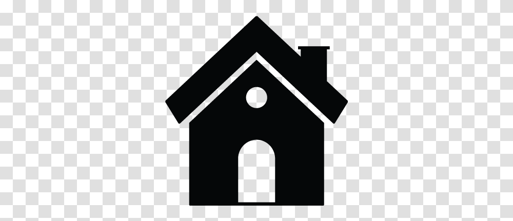Small House Home Family General Icon Vector De Casa, Building, Silhouette, Housing, Den Transparent Png