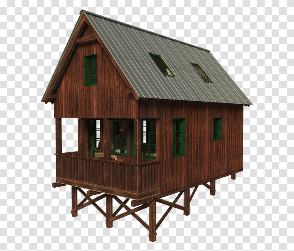 Small House, Housing, Building, Cabin, Log Cabin Transparent Png