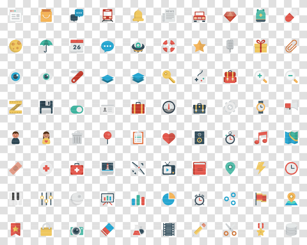 Small Image Icons, Alphabet, Rug Transparent Png