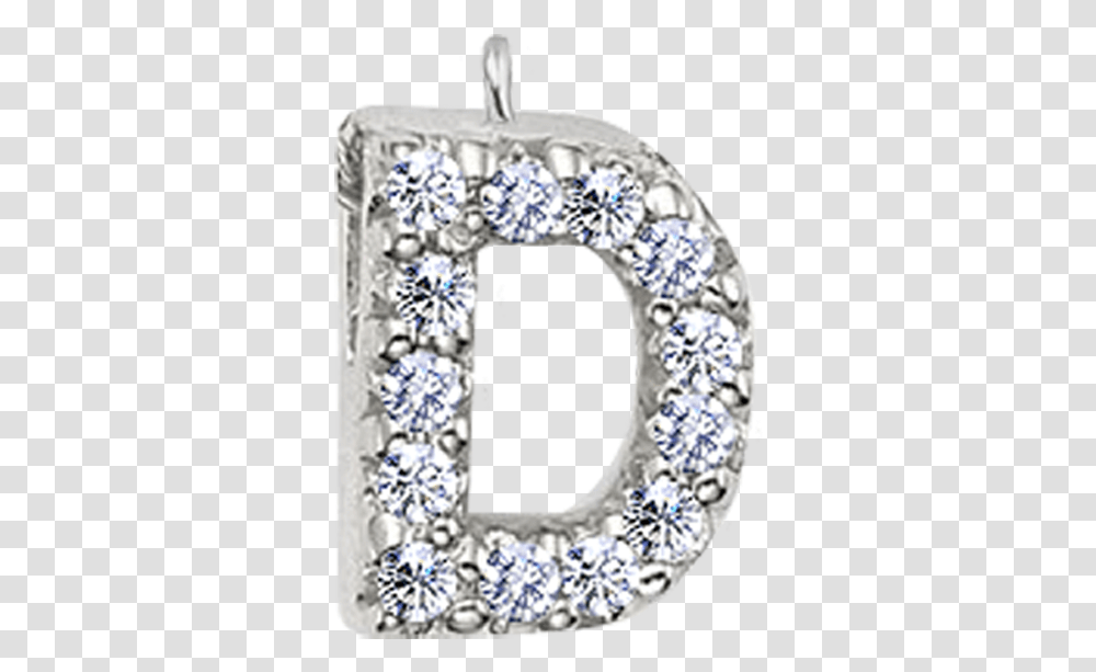 Small Initial D Pendant, Diamond, Gemstone, Jewelry, Accessories Transparent Png