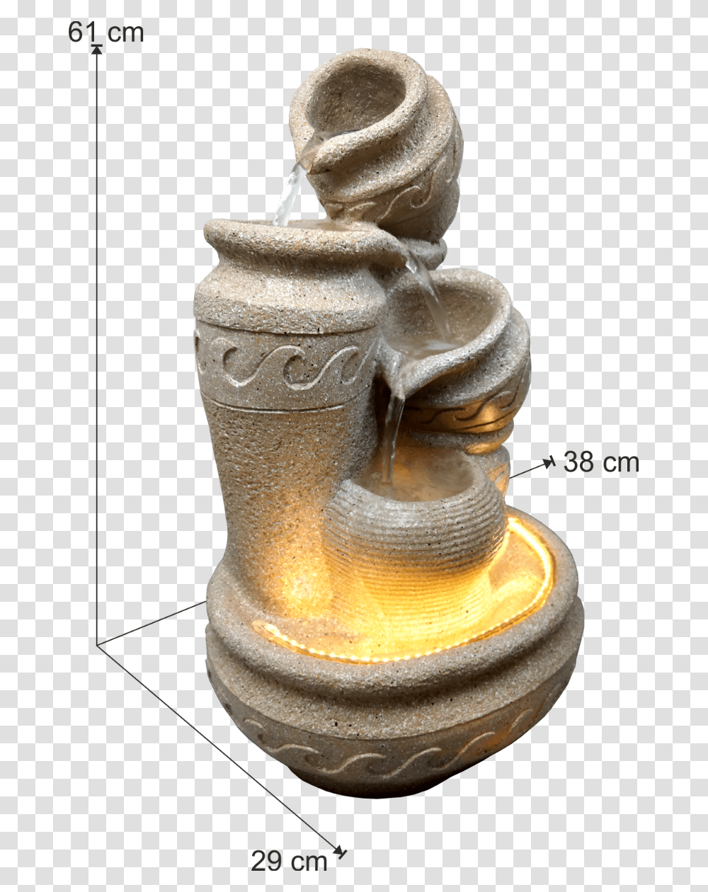 Small Matki Water Fountain For Home Decor Sand Drift, Jar, Fire Hydrant, Jug, Pottery Transparent Png