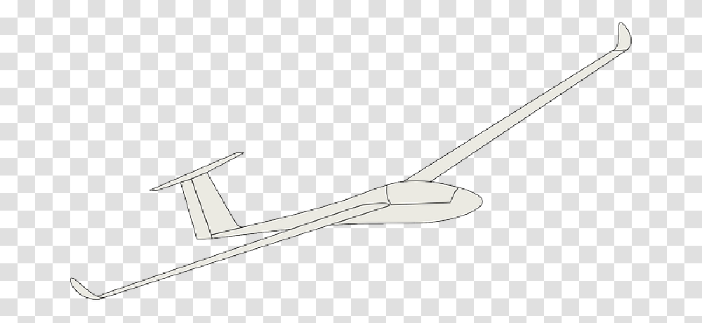 Small Outline Plane Planes Glider Glider Vector, Airplane, Aircraft, Vehicle, Transportation Transparent Png