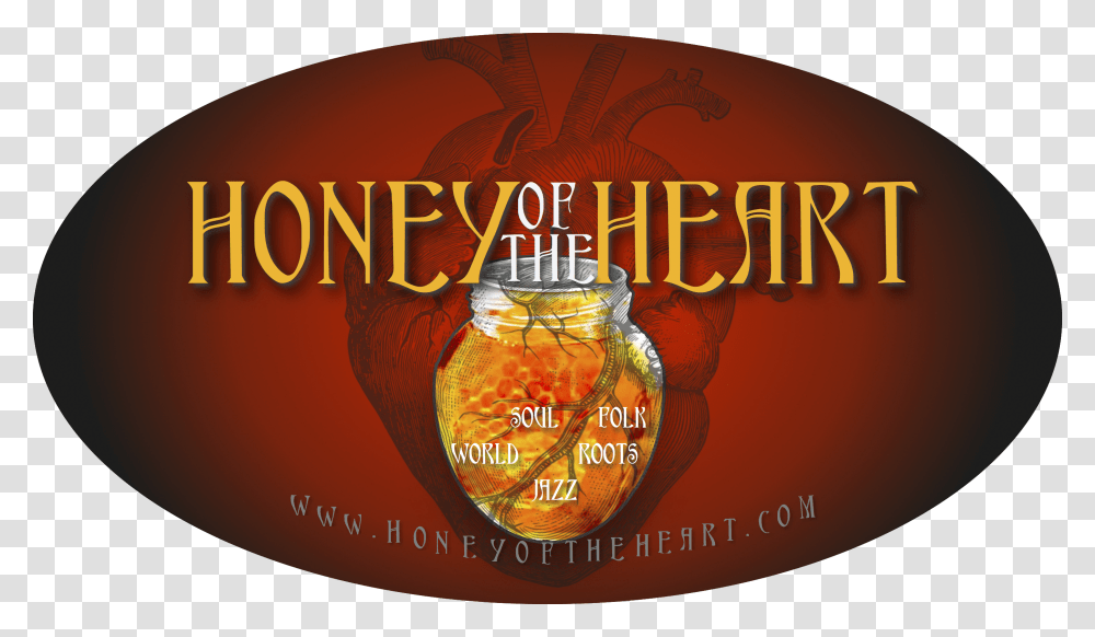 Small Oval Honeyheart Jar Sticker Label, Advertisement, Poster, Flyer, Paper Transparent Png
