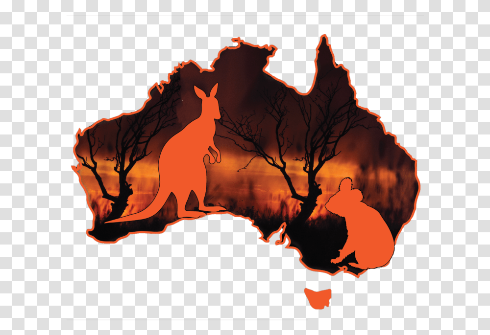 Small Picture Of Australia, Fire, Flame, Bonfire, Mountain Transparent Png