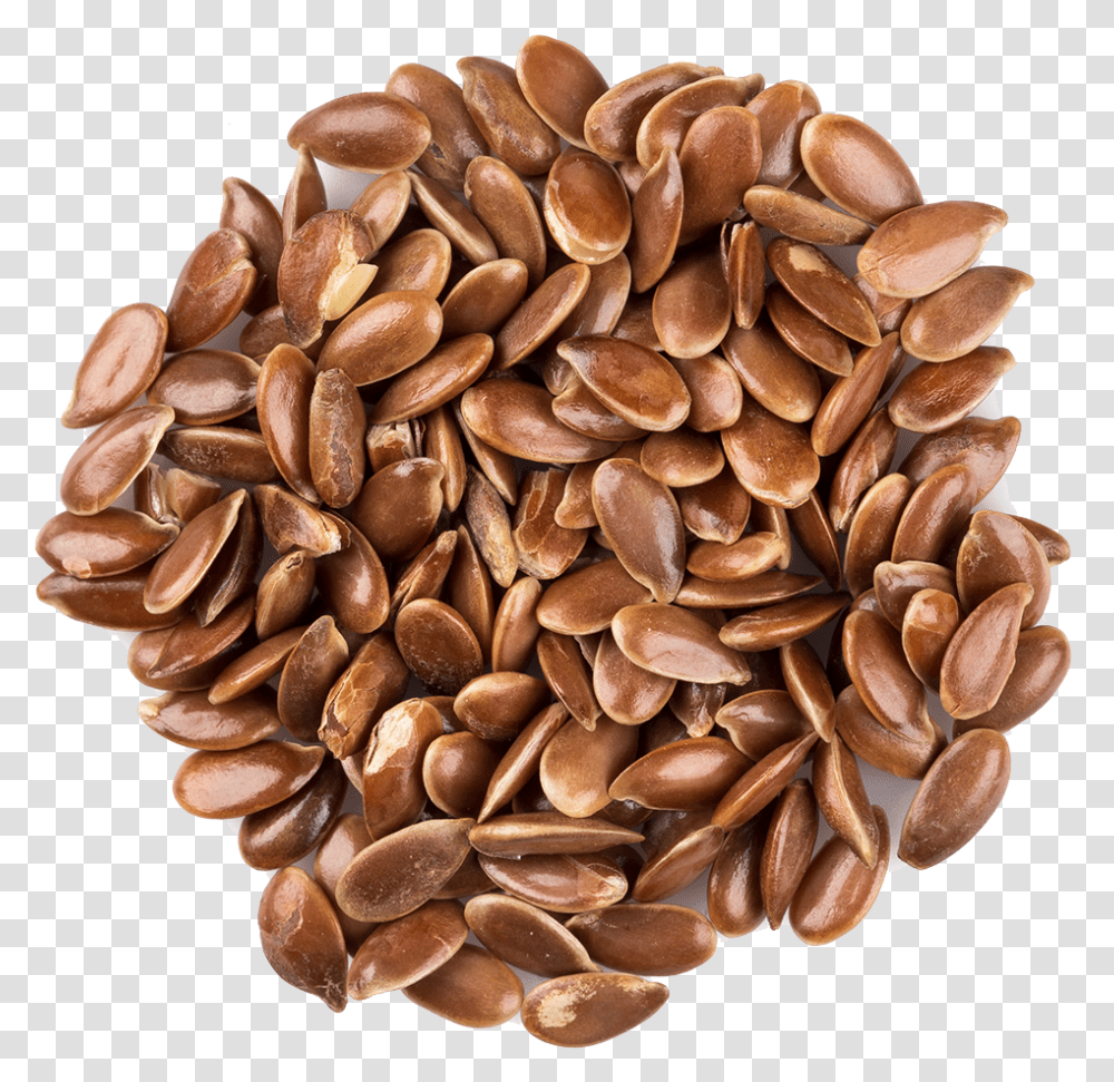 Small Pile Of Grain Flax Seeds, Fungus, Plant, Vegetable, Food Transparent Png