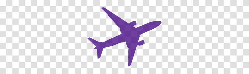 Small Purple Airplane Clip Art, Silhouette, Metropolis, Urban Transparent Png