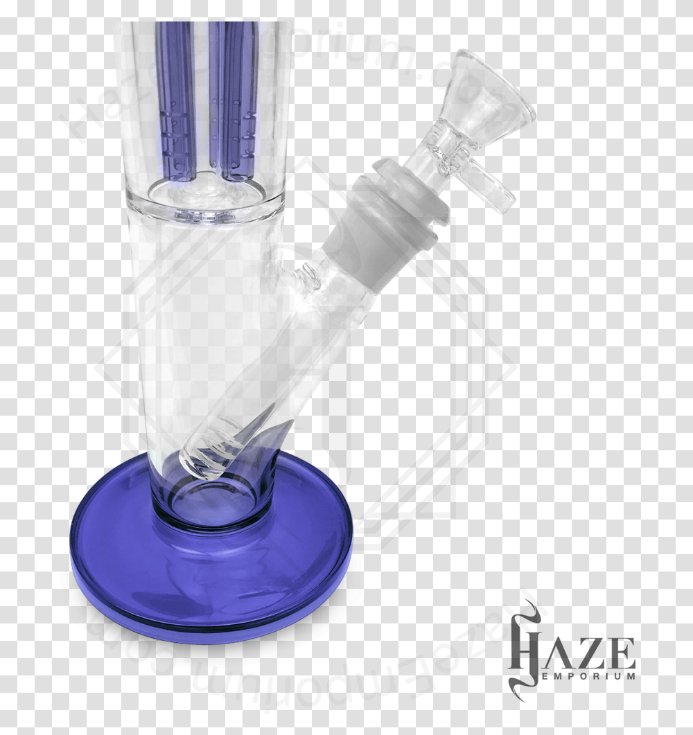 Small Quadruple Percolator Bong Blue Water Bottle, Mixer, Appliance, Cup, Lab Transparent Png