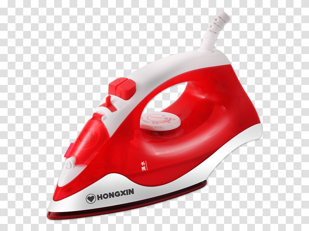 Small Red Heart Clothes Iron, Appliance, Helmet, Apparel Transparent Png