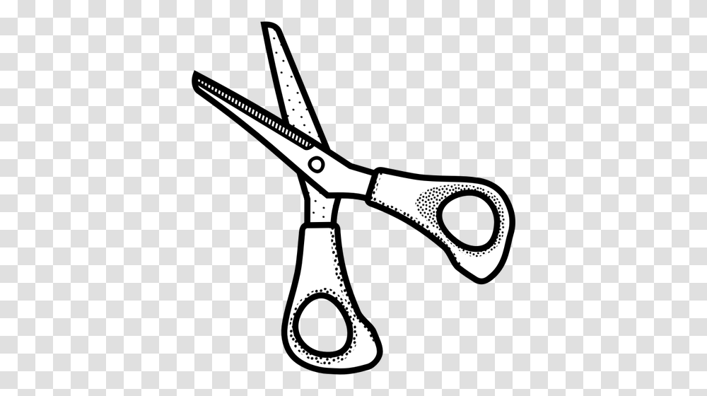 Small Scissors Line Art Vector Illustration, Weapon, Weaponry, Blade, Shears Transparent Png