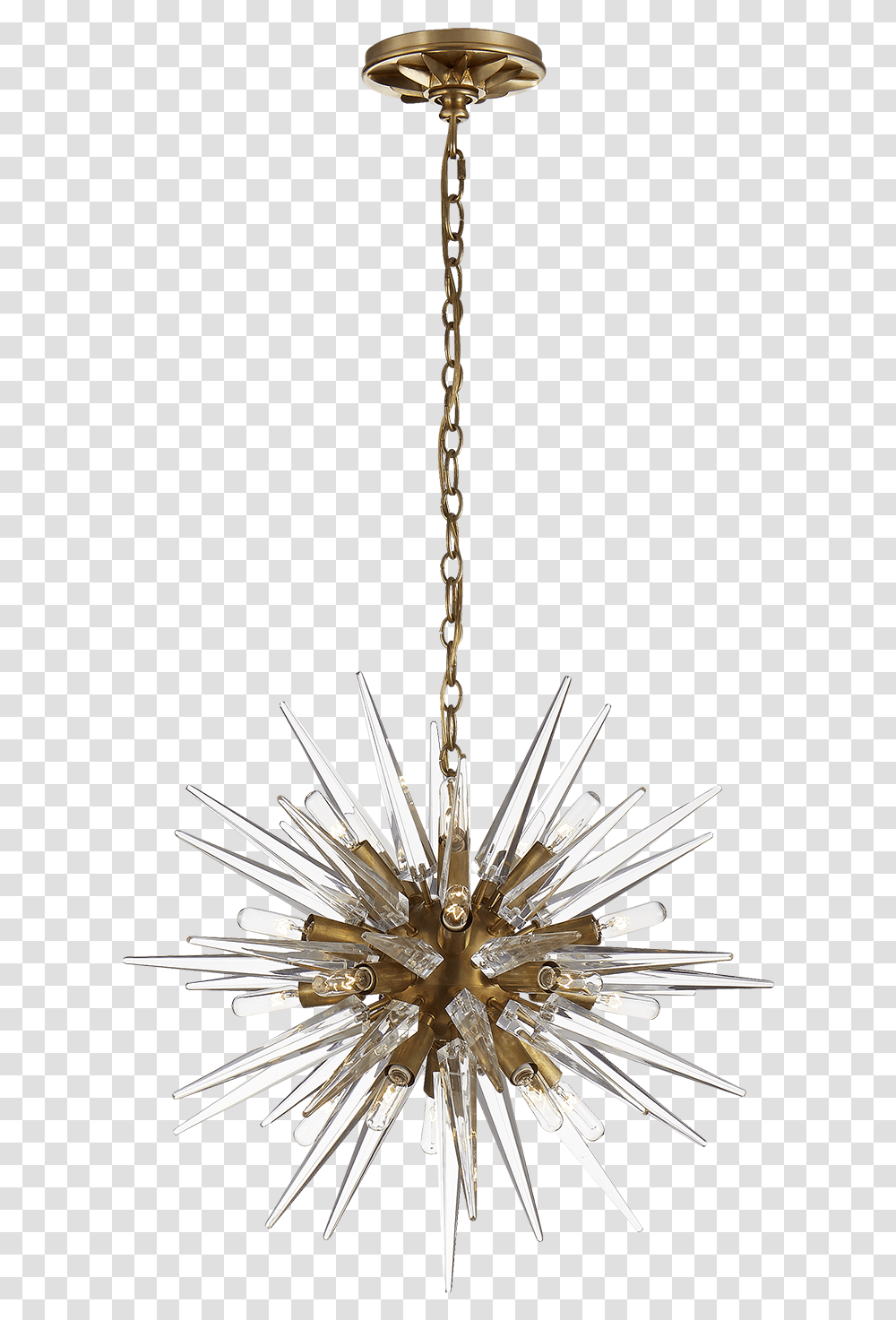 Small Sputnik Chandelier, Lamp, Crystal, Ceiling Light Transparent Png