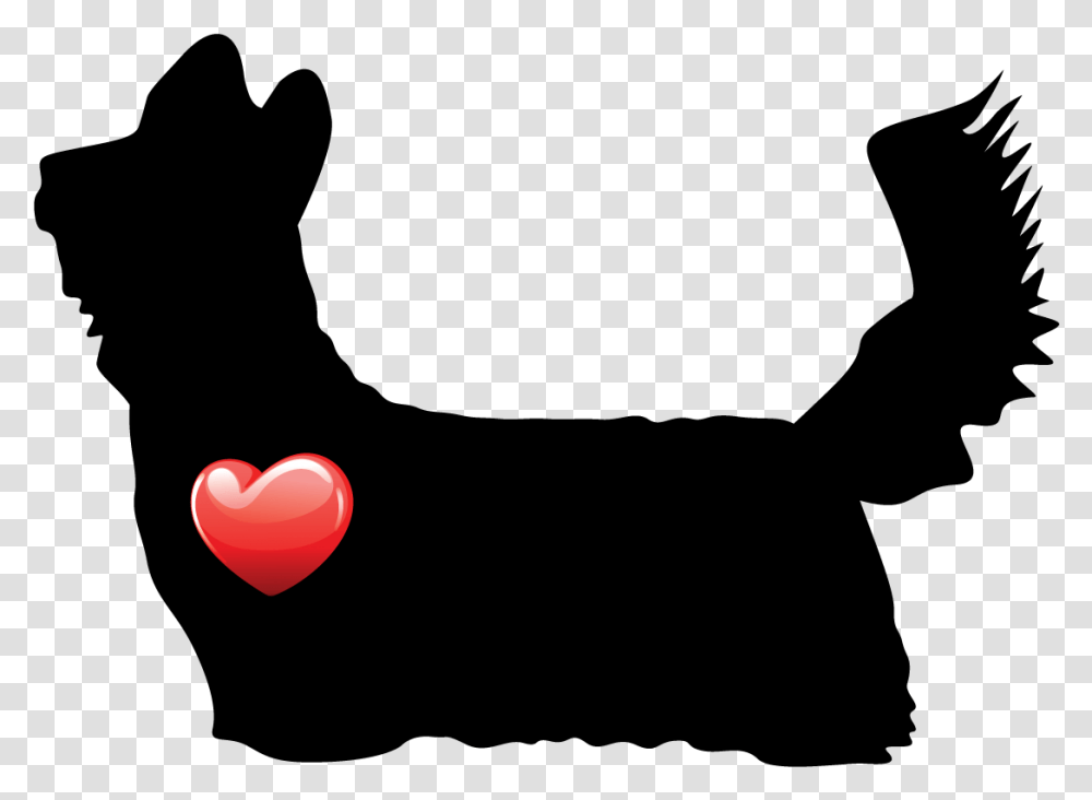 Small Terrier, Heart, Plant Transparent Png