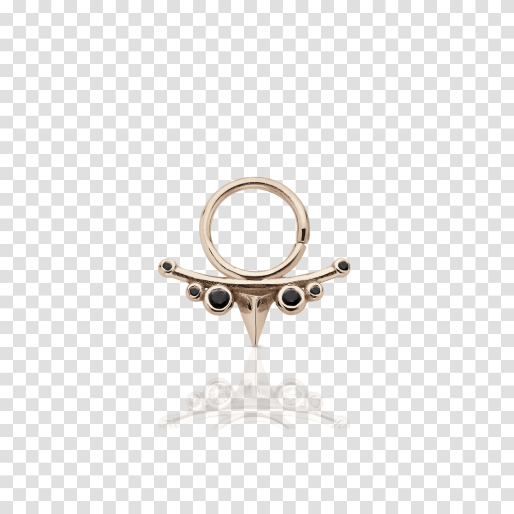 Small Thorn Septum Ring Stone Set Pierced Meadowlark Jewelry, Accessories, Accessory, Diamond, Gemstone Transparent Png