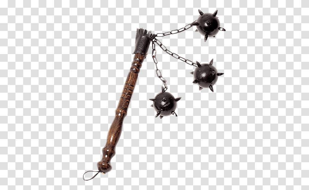 Small Three Ball Medieval Flail, Bronze, Wand, Lamp, Electronics Transparent Png