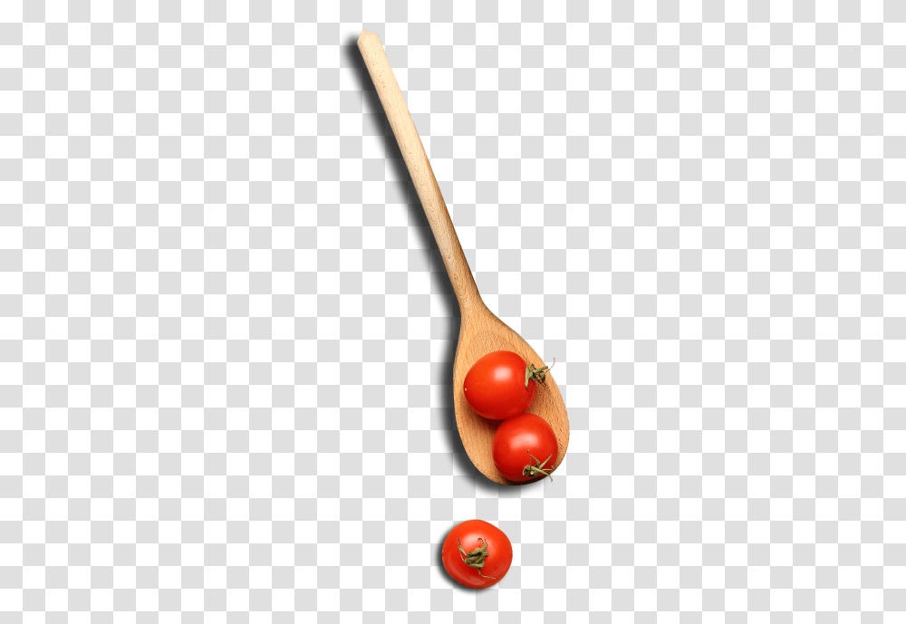 Small Tomato, Cutlery, Spoon, Wooden Spoon, Plant Transparent Png