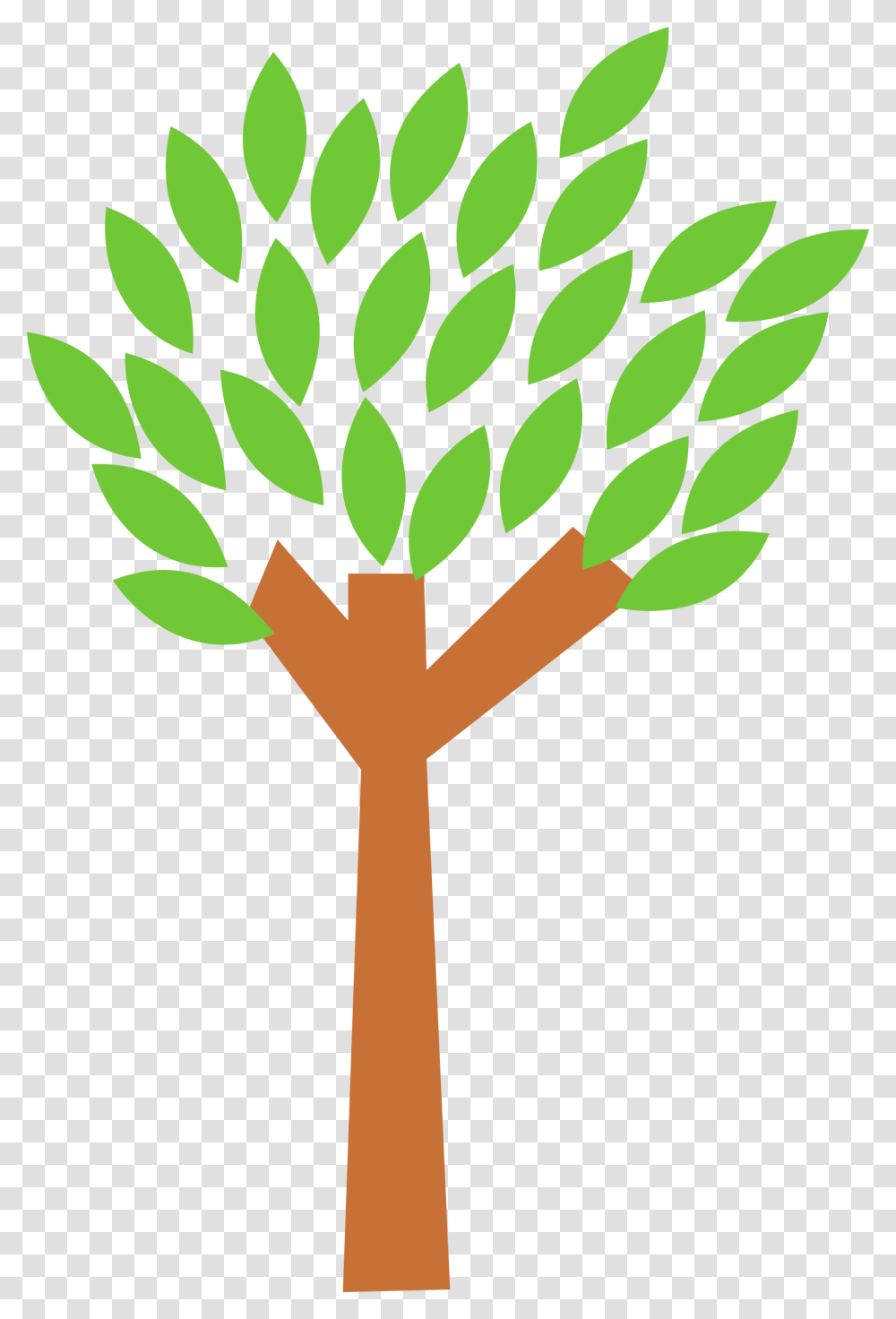 Small Tree Clip Art Download, Cross, Plant, Light Transparent Png