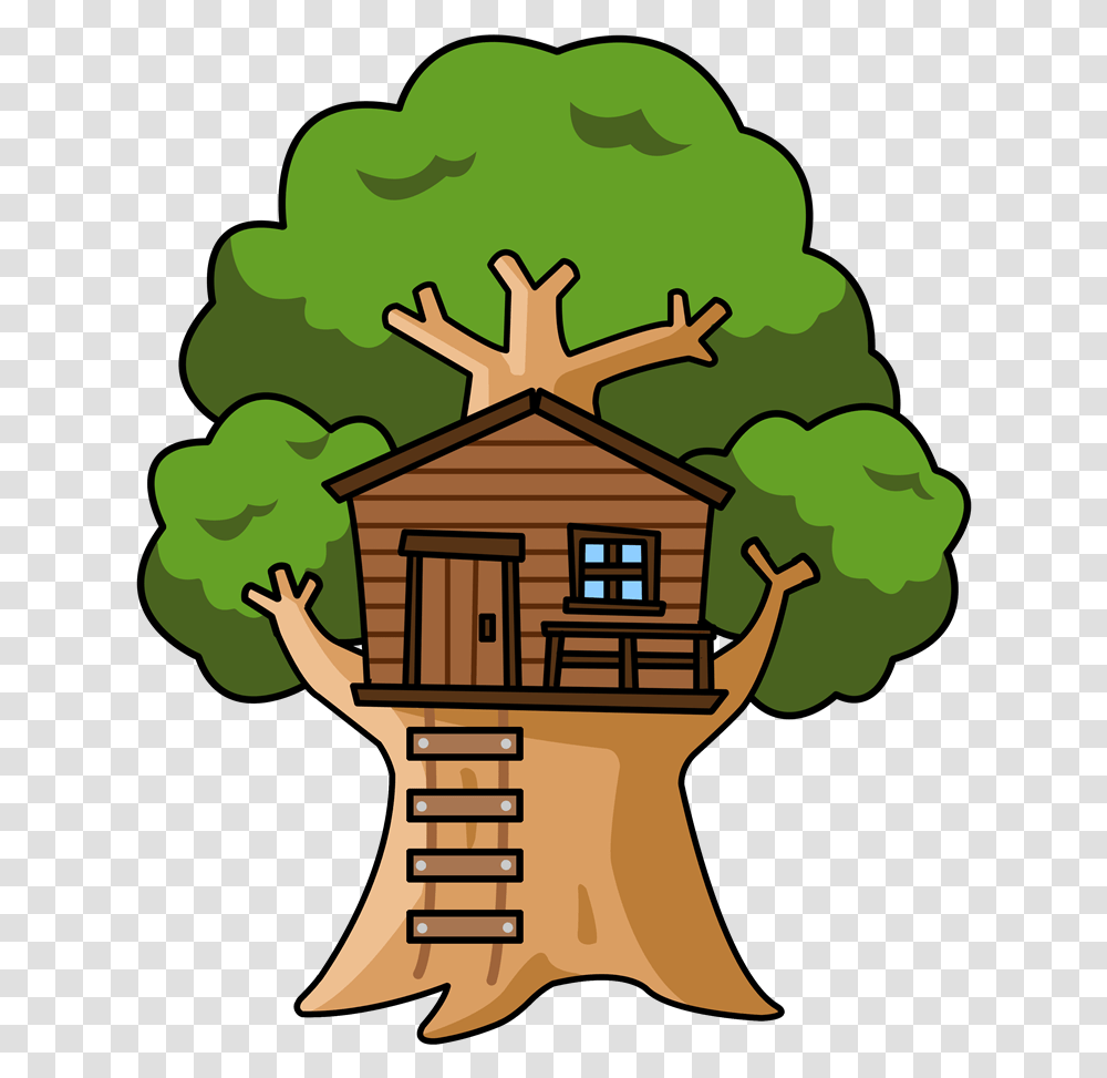 Small Trees Clip Art Tree House, Housing, Building, Cabin, Leisure Activities Transparent Png