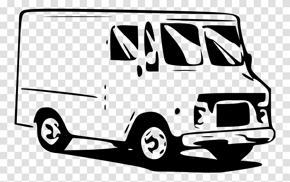 Small Truck Clipart Vector Clip Art Online Royalty Food Truck Clip Art, Gray, World Of Warcraft Transparent Png