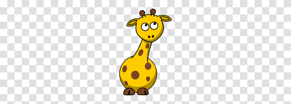 Small Turn Giraffe Looking Up Clip Art, Animal, Bird, Reptile, Duck Transparent Png