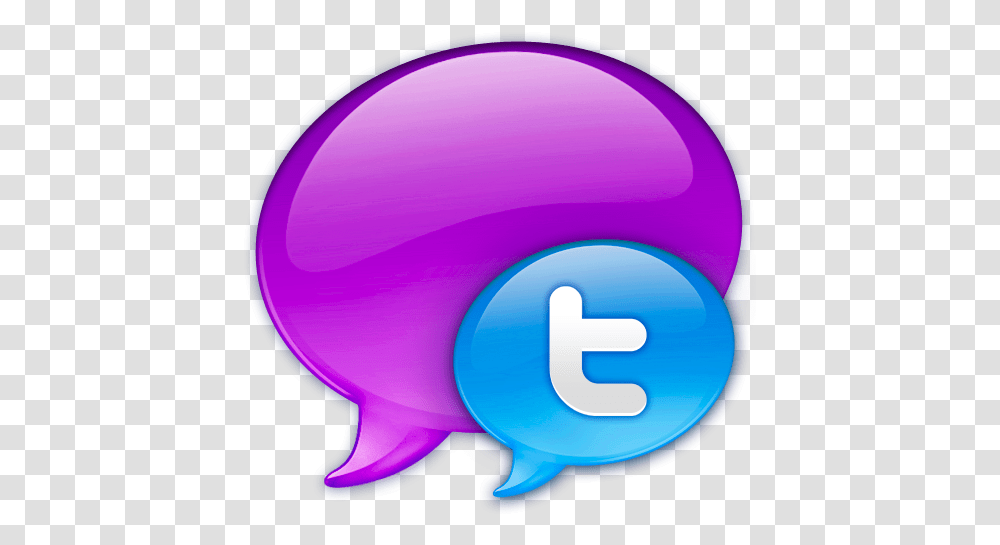 Small Twitter Logo In Blue Icon Balloon Icon, Sphere, Graphics, Art, Pattern Transparent Png