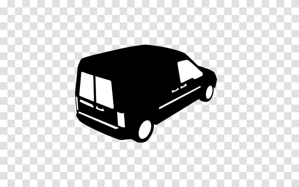 Small Van, Transport, Vehicle, Transportation, Silhouette Transparent Png