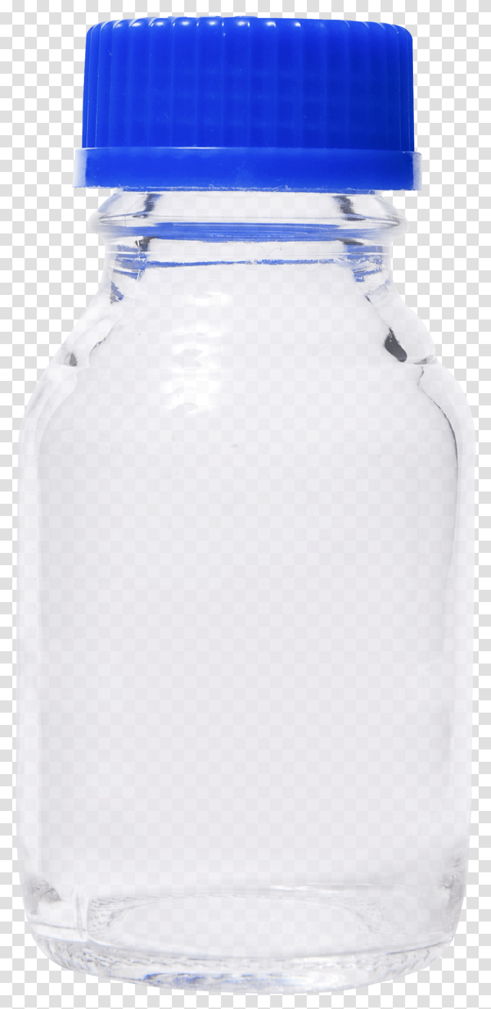 Small Water Bottle With Glass Bottle, Jar, Milk, Beverage, Drink Transparent Png
