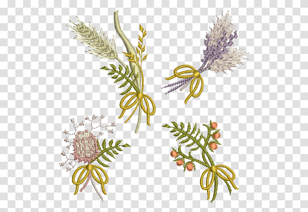 Small Wildflowers Set - Sue Box Creations Caesalpinia, Plant, Blossom, Pattern, Tree Transparent Png