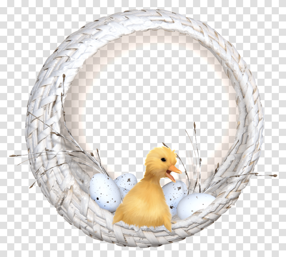 Small Yellow Duck In The Basket Portable Network Graphics, Chicken, Poultry, Fowl, Bird Transparent Png