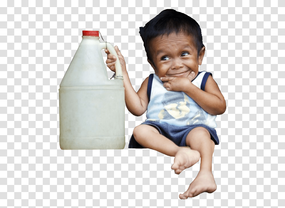 Smallest Man In The World, Person, Human, Finger, Milk Transparent Png