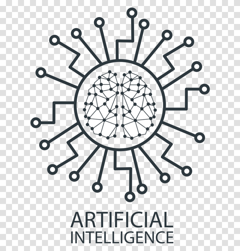 Smart Accounting With Artificial Intelligence Artificial Intelligence Illustration Free, Machine, Snowflake, Wheel, Emblem Transparent Png