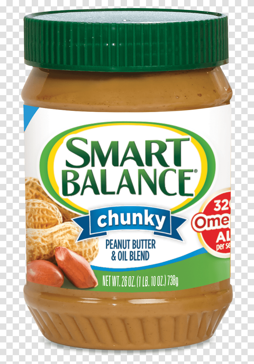 Smart Balance Crunchy Peanut Butter Nutrition, Food, Mayonnaise Transparent Png