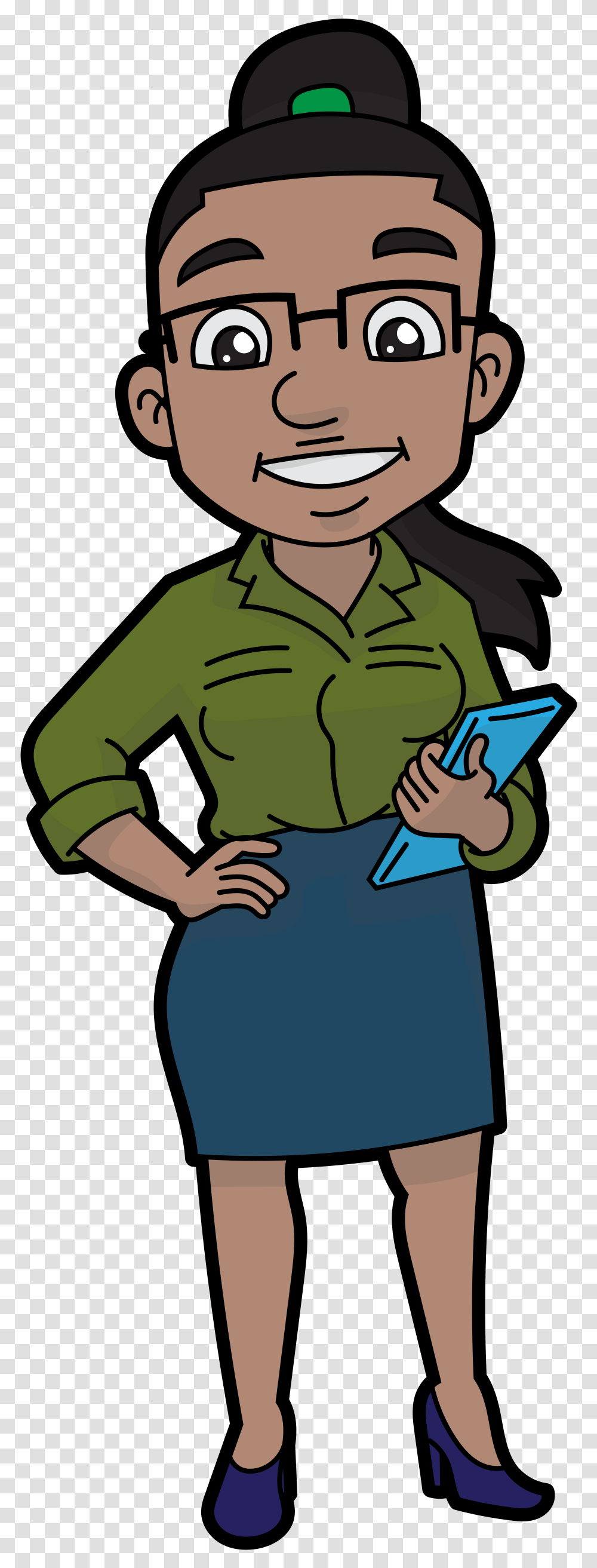 Smart Black Woman Cartoon, Sleeve, Person, Human Transparent Png