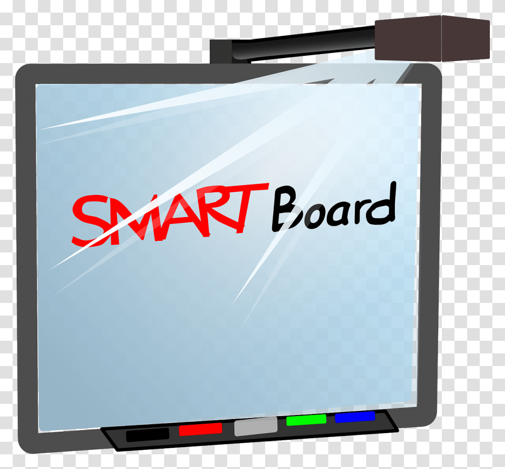 Smart Board In Schools, White Board Transparent Png