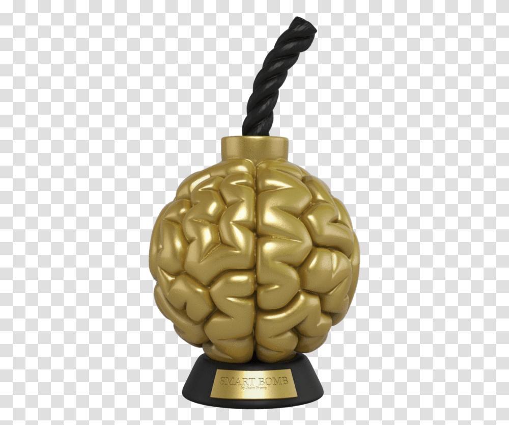 Smart Bomb By Jason Freeny, Ornament, Gold Transparent Png