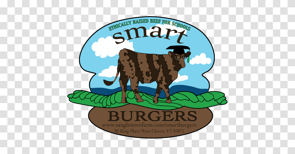 Smart Burgers Tangletown Farm Tangletown Farm, Cow, Cattle, Mammal, Animal Transparent Png