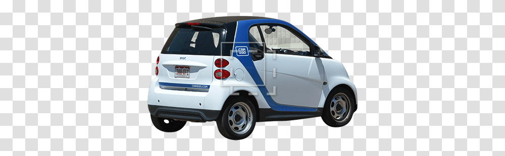 Smart Car Back View Blue Smart Car Back, Van, Vehicle, Transportation, Automobile Transparent Png