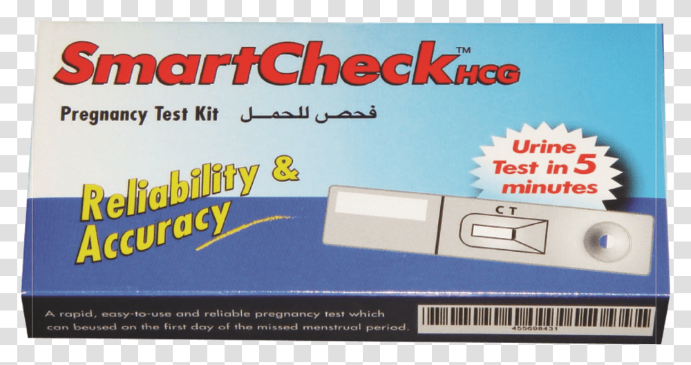 Smart Check Pregnancy Test, Electronics, Label, Driving License Transparent Png