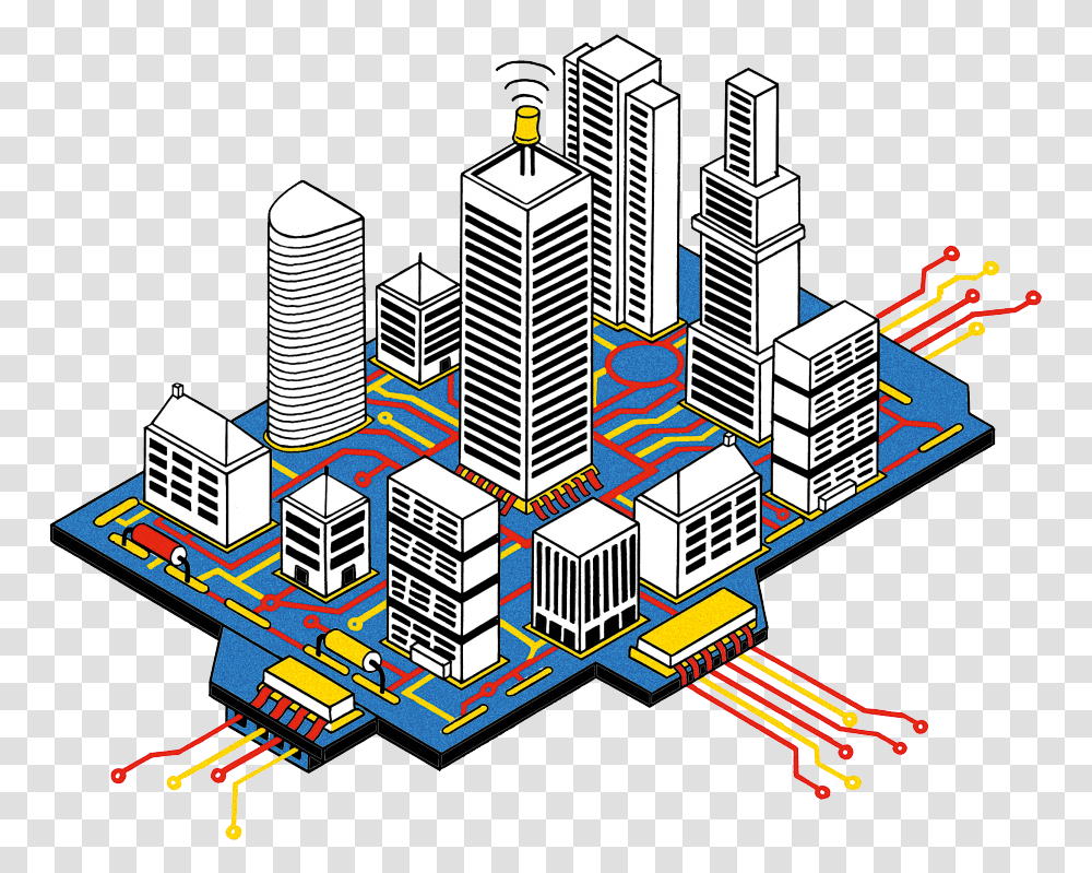 Smart Cities Artificial Intelligence Smart City, High Rise, Urban, Building, Architecture Transparent Png