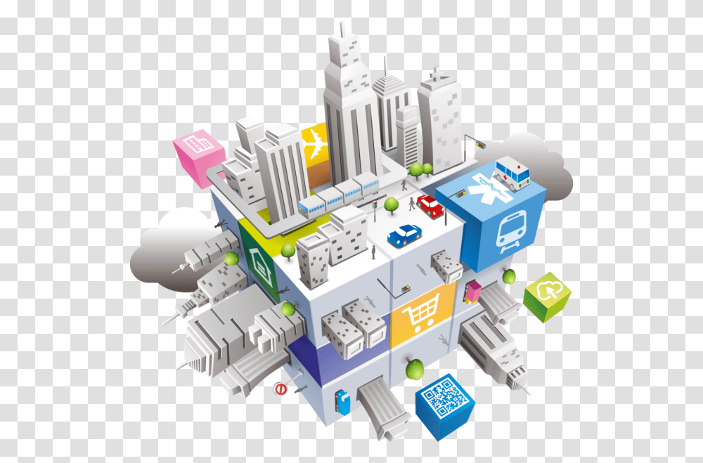 Smart City Cube Smart City In Taiwan, Toy, Injection, Network, Electrical Device Transparent Png