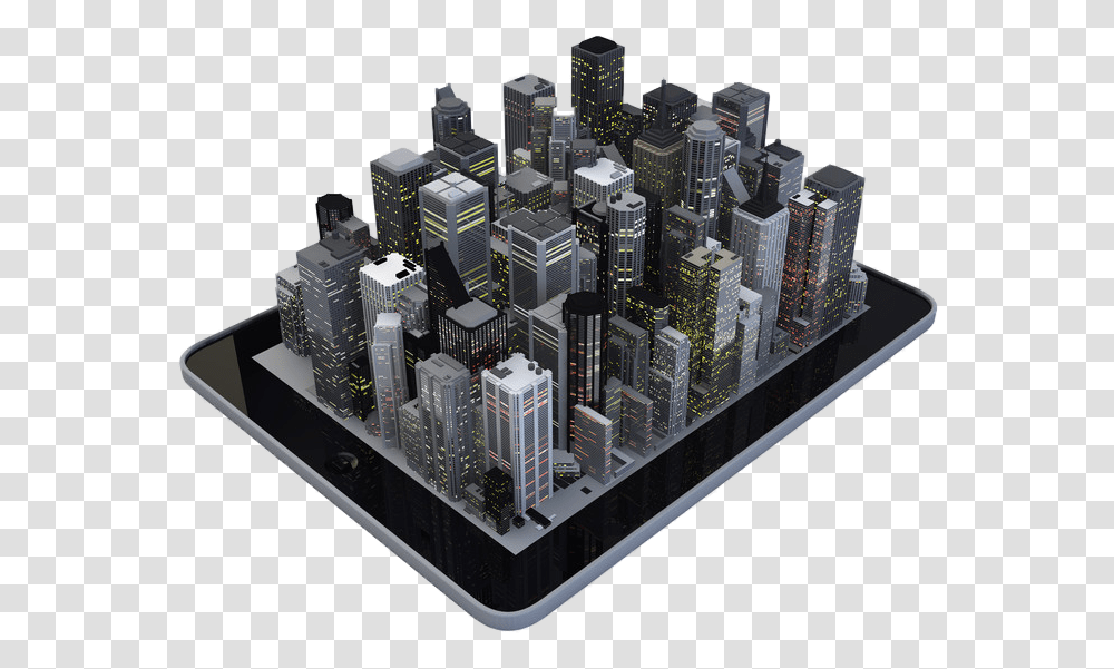 Smart City, High Rise, Urban, Building, Toy Transparent Png