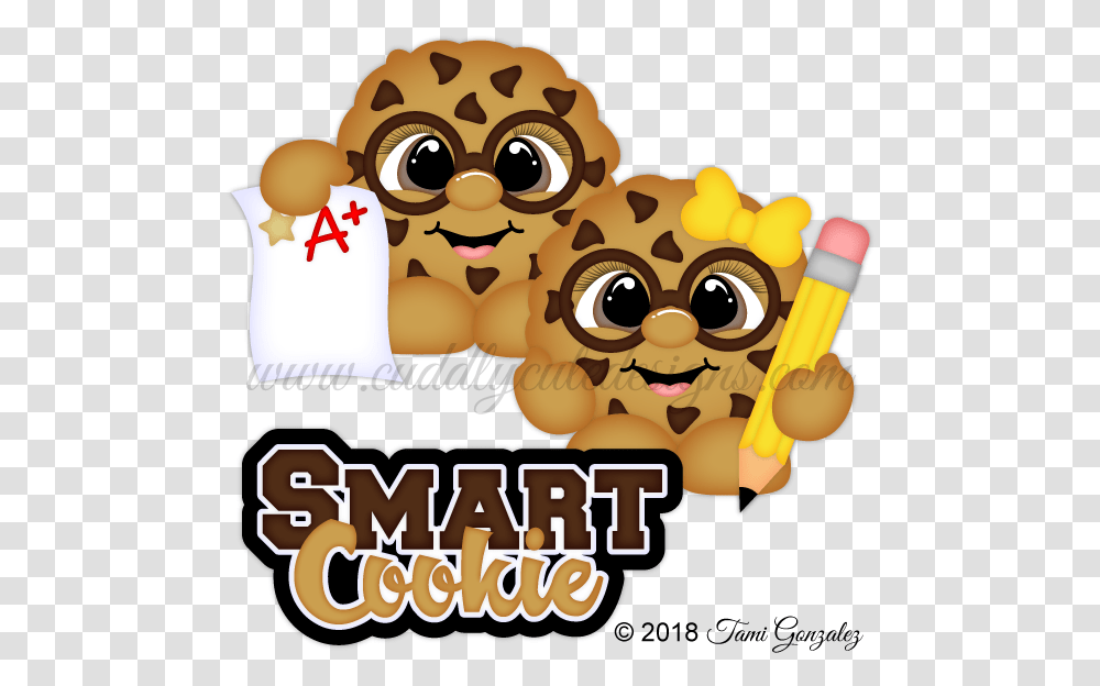 Smart Cookie Clipart Vector Library Library Smart Cookie Free Smart Cookie Clipart, Food, Plant Transparent Png