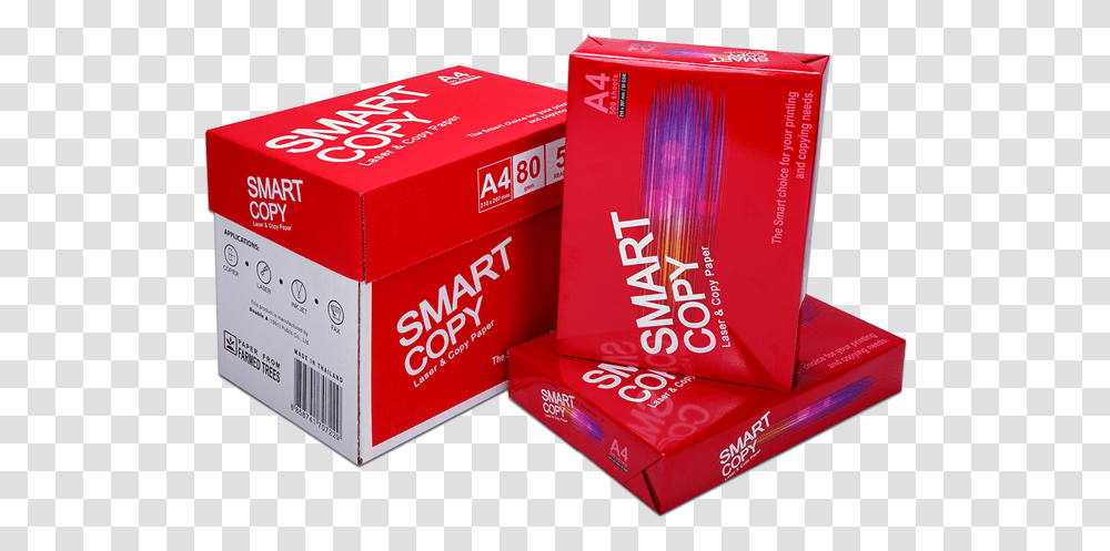 Smart Copy Photocopy Paper 80gsm Smart Copy Paper, Box, Cardboard, Carton Transparent Png