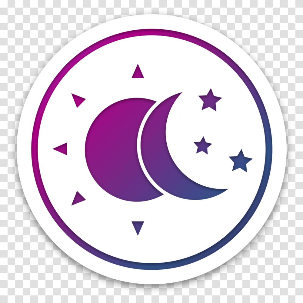 Smart Dark Mode Sun And Moon Silhouette, Logo, Trademark, Rug Transparent Png