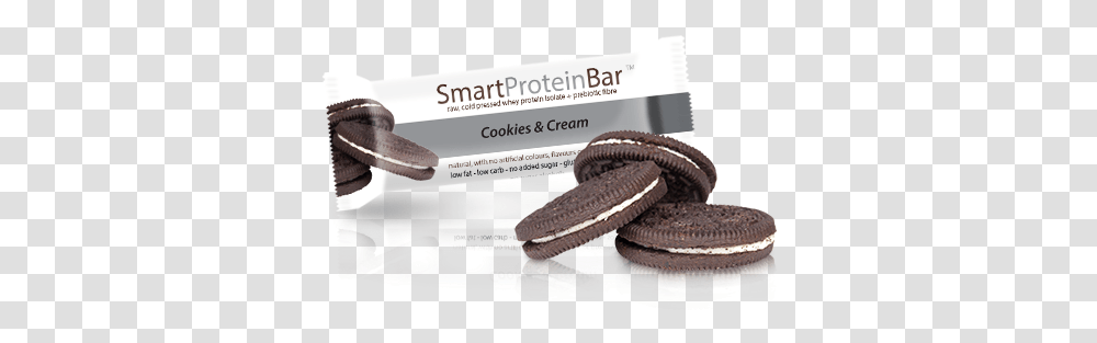 Smart Diet Solutions Protein Bar Cookies And Cream Box Sandwich Cookies, Text, Basket, Accessories, Accessory Transparent Png