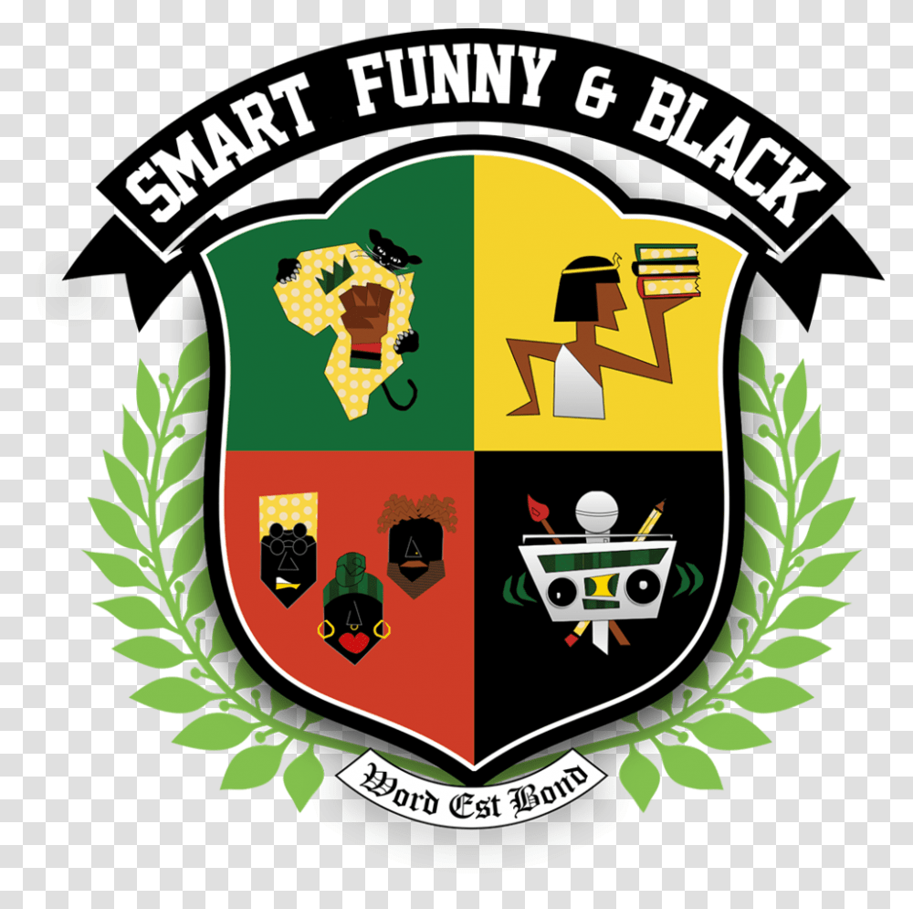 Smart Funny Black Logo, Symbol, Trademark, Badge, Emblem Transparent Png